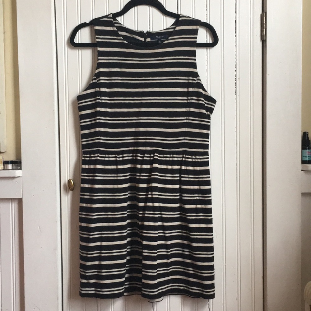Madewell casual knit striped dress size M